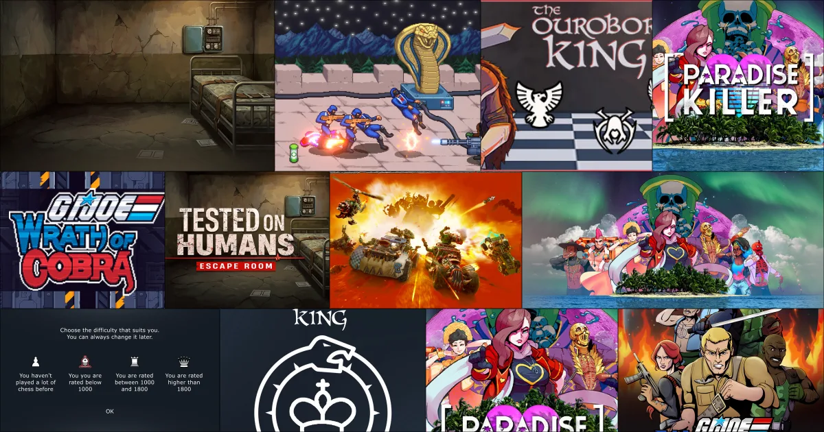 G.I. Joe: Wrath of Cobra & Paradise Killer + 3 More - Steam Deck Tested | Jun 14