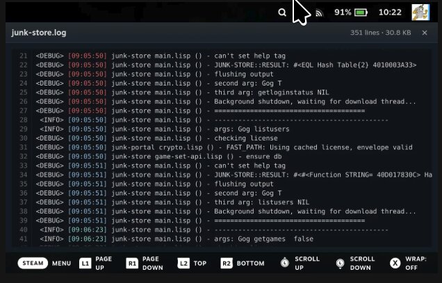 Dev Update: View Any File as Text or PDF in the Junk Store File Manager