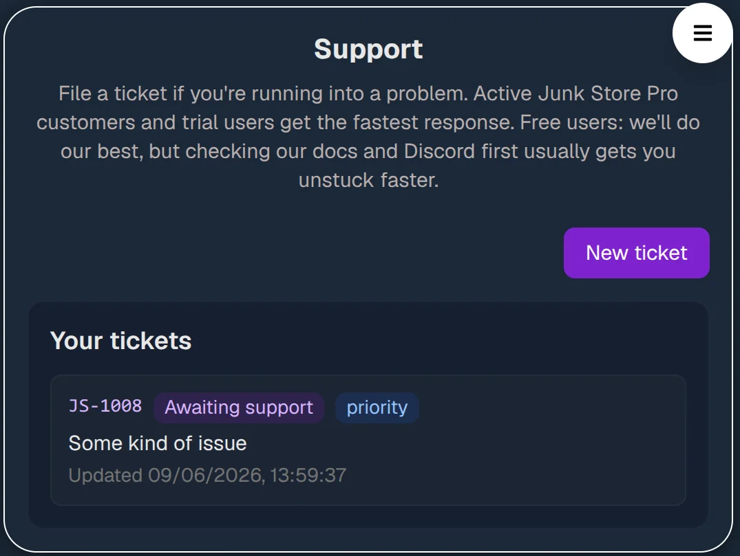 Dev Update: Portal Support Tickets, Log Uploads, and Rock-Solid Through Steam Updates