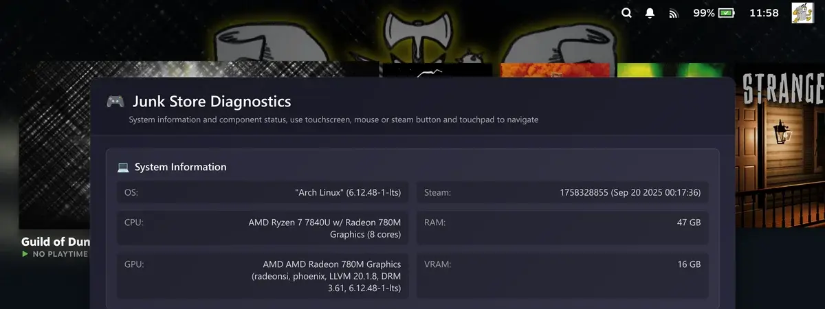 Auto-Detect Steam Deck Issues: Junk Store Diagnostics Framework