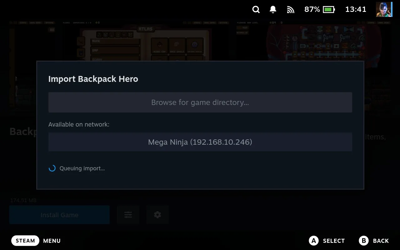 Querying the network for sources