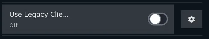Use legacy clients (off)