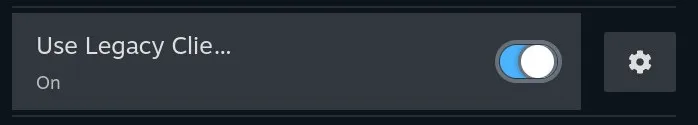 Use legacy clients (on)