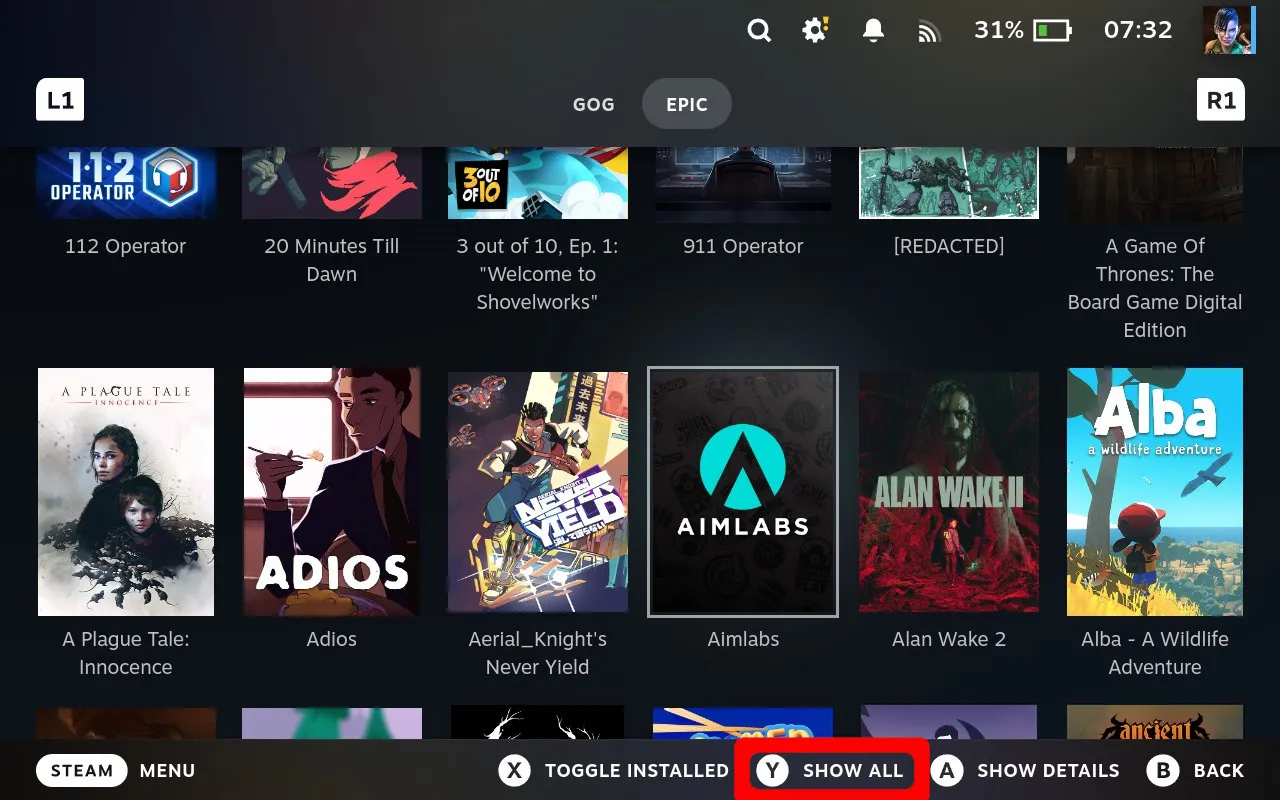 Fix: Games Missing on Steam Deck - Show All Library (Epic, GOG, Amazon & itch)
