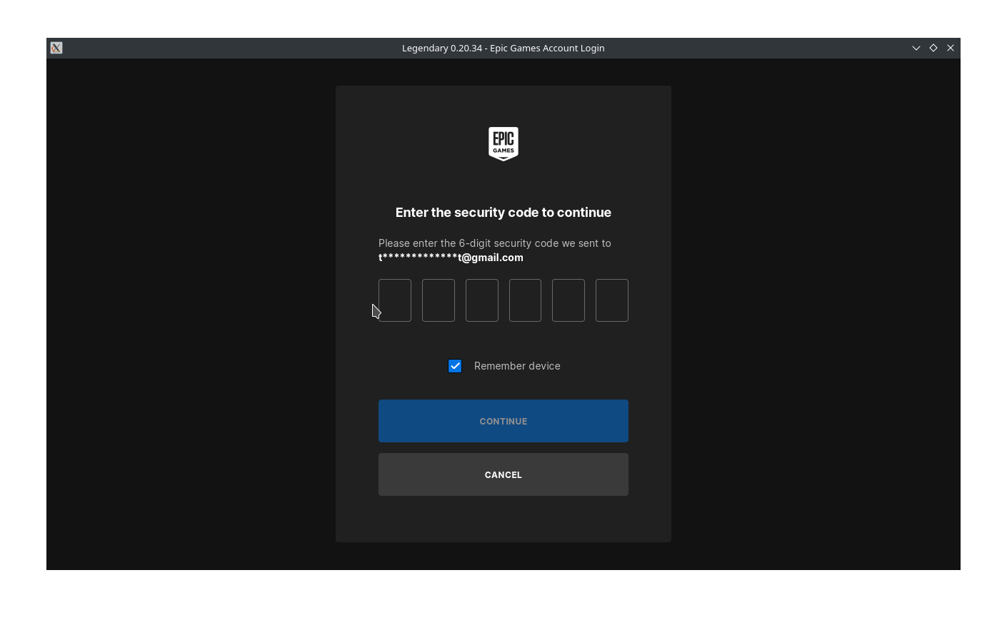 2FA prompt in Epic