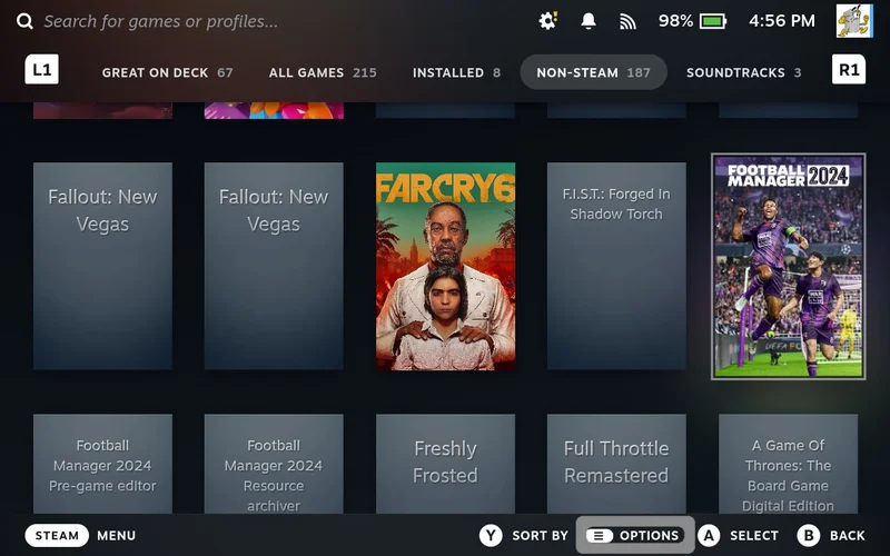 Game in Steam Library