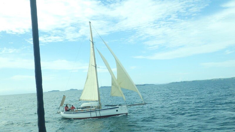 Taleisin under sail